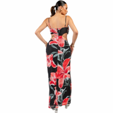 Midnight Bloom Maxi Dress