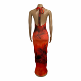 Sunset Palm Maxi Dress