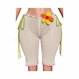 Sugar Bloom Crochet Shorts