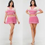 Pretty girl Tennis set