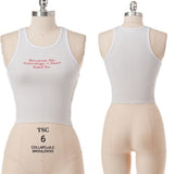 Astrology chart ribbed tank top