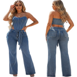 Preety Luxe Denim Set