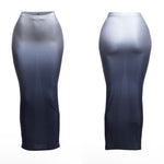 Ombré maxi skirt