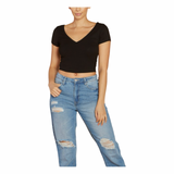 Basic Ribbed Crop Top