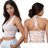 Cherries halter top