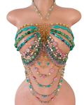 Mermaid Goddess beaded top