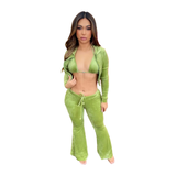 Passport Sweetheart Velour 3pc tracksuit