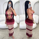 Hey beautiful knit skirt set
