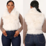 Winter fur vest