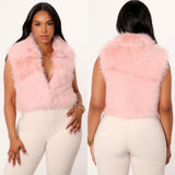 Winter fur vest