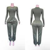 Cutie Patootie Jogger Set- Long Sleeve