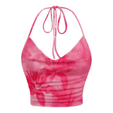 Blush Bloom Halter Top