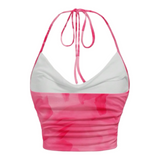 Blush Bloom Halter Top