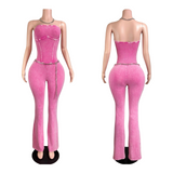 Main Attraction Chain Jumpsuit Set