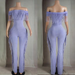 Fringe jumper