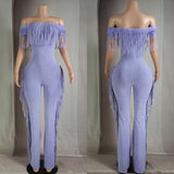 Fringe jumper