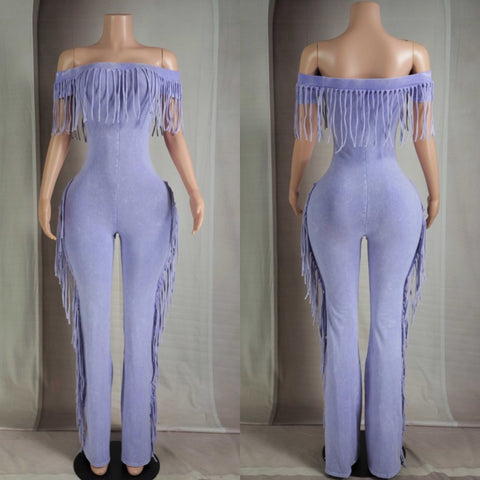 Fringe jumper