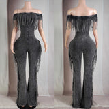 Fringe jumper