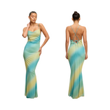 Ombré Sunset maxi dress