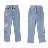 Y2K Playboy Denim Jeans