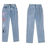 Y2K Playboy Denim Jeans