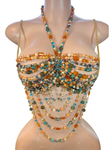 Sexy gal Goddess beaded top