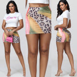 Jungle fever bling skirt