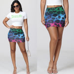 Jungle fever bling skirt