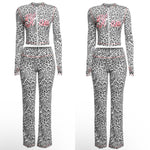 Glam leopard set