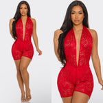 Girly lace romper