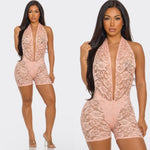 Girly lace romper