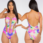 Vibes one piece swimsuit