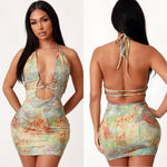 Butterfly chain dress