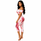 Preety Coral Capri Set