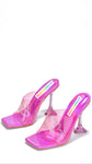 Preety Pink Heart Heels