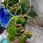 Zodiac hoop earring