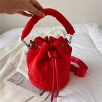 Fuzzy Bucket Purse