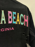Virginia Beach Denim Crop Jacket