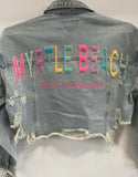 Myrtle Beach Denim Crop Jacket