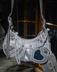 Preety Crystal Heart Bag