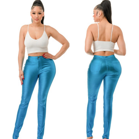 Turquoise Shimmer Pants