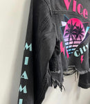 Miami Vice Denim Crop Jacket