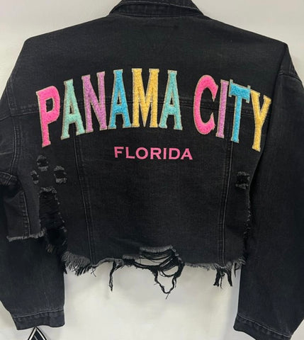 Panama City Denim Crop Jacket