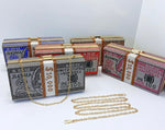 Crystal Money Clutch Bag