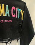 Panama City Denim Crop Jacket