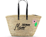 Super Mom Straw Bag