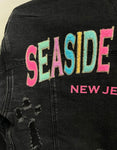 Seaside Heights New Jersey Denim Crop Jacket