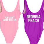 Multiple One piece swimsuits