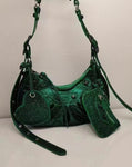 Preety Crystal Heart Bag